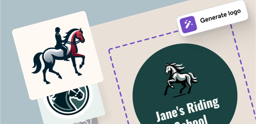 Generate a logo to promote your products